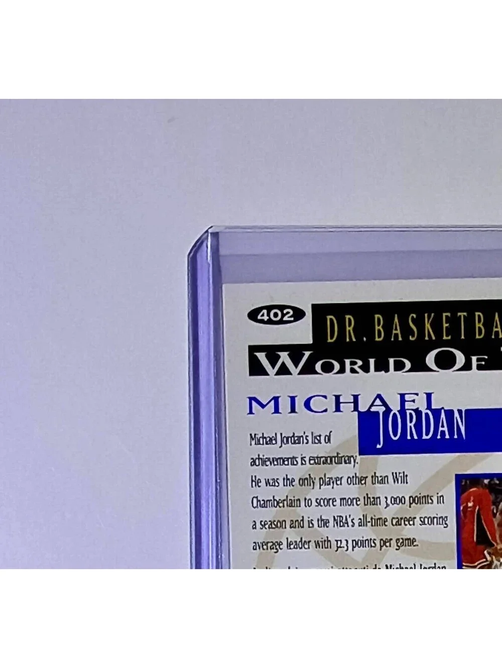 Michael Jordan 1994-95 Upper Deck Collector's Choice #402 Card Chicago Bulls